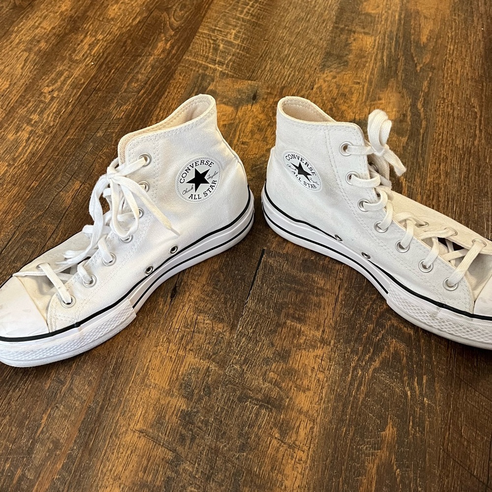 Platform high top converse
